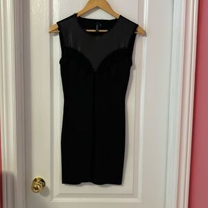 Marciano leather / spandex dress